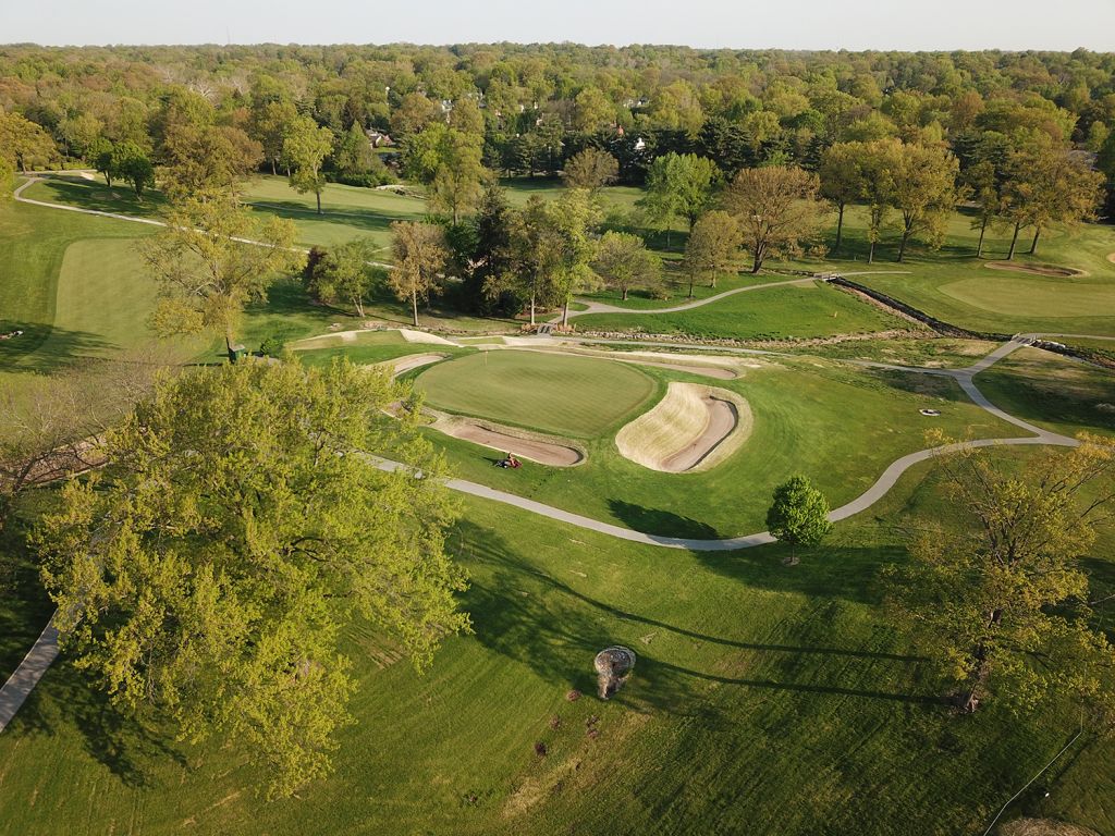 7th (Shorty) Hole at St. Louis Country Club (154 Yard Par 3)